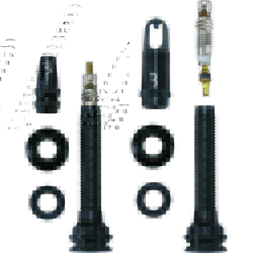 BBB ( ビービービー ) バルブ&エクステンション VALVE REMOVABLE CORE BTI-160 ( バルブ リムーバブル コア ) ブラック 40mm