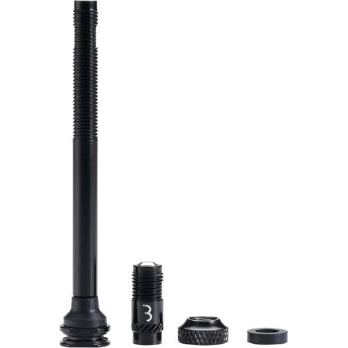 BBB ( ビービービー ) バルブ&エクステンション CORECAP AL VALVE BTI-166 ( コアキャップ チューブレスバルブセット ) ブラック 80mm