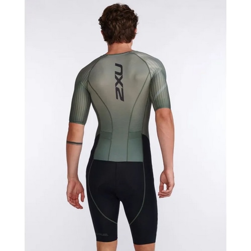 2XU ( ツータイムズユー ) トライアスロンウェア AERO TRI SLEEVED TOP ( エアロ トライ スリーヴド トップ )  アルパイン L