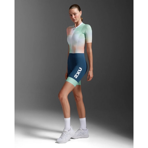 2XU ( �c�[�^�C���Y���[ ) �g���C�X�[�c AERO HEX SLEEVED TRISUIT ( �G�A�� �w�b�N�X �X���[�u �g���C�X�[�c ) JLM/MAJ M ���f�B�[�X