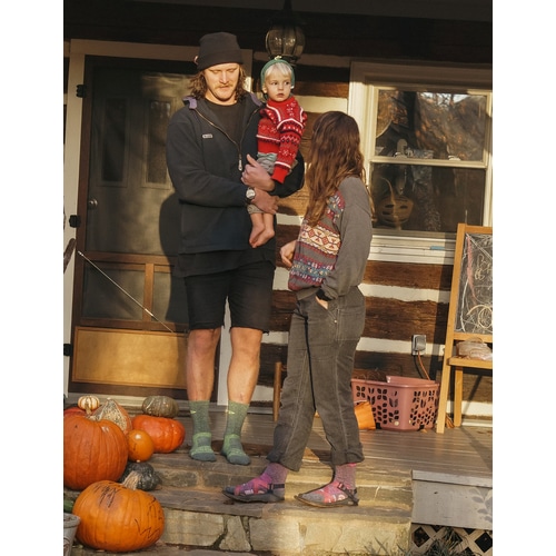 DE FEET ( ディフィート ) ソックス WB 6 ブレイズ ローデングリーン/ネオンイエロー M ( 25-27cm )