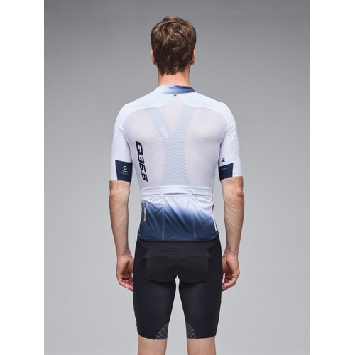 Q36.5�i �L���[�T�[�e�B�V�b�N�X�|�C���g�t�@�C�u �j �����W���[�W GREGARIUS PRO COLLAR FADE JERSEY ( �O���K���A�X �v�� �J���[ �t�F�[�h �W���[�W ) �z���C�g S