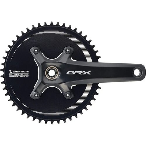 WOLFTOOTH ( ウルフトゥース ) チェーンリング 110 BCD ASYMMETRIC 4-BOLT CHAINRINGS FOR  SHIMANO GRX CRANKS DROP-STOP ST/52T