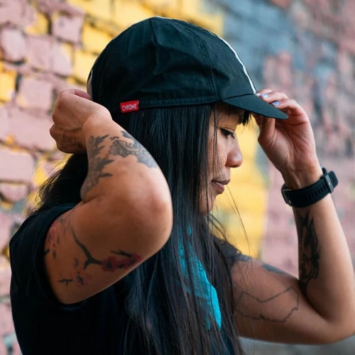 CHROME ( N[ ) Lbv CHROME CYCLING CAP ( N[ TCNO Lbv ) ubN TCY