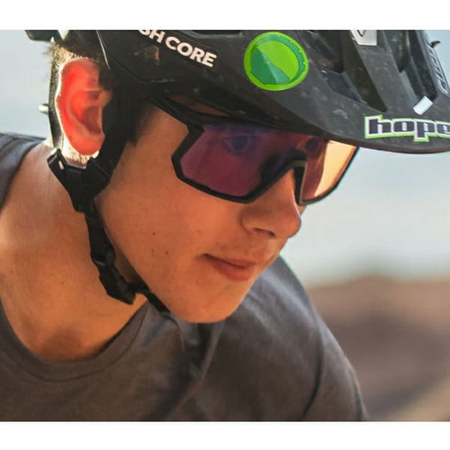 TIFOSI ( ティフォージ ) サングラス MOAB ( モアブ ) ブラックアウト ( Smoke/AC Red/Clear ) 3枚レンズモデル