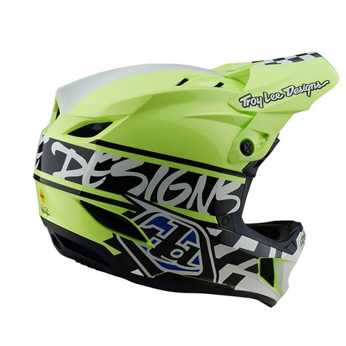 TROY LEE DESIGNS ( �g���C���[ �f�U�C���Y ) �t���t�F�C�X�w�����b�g D4 POLYACRYLITE MIPS ( D4 �|���A�N�����C�g �~�b�v�X ) �t�B�t�e�B�[50 �l�C�r�[/�O���[�C�G���[ M ( 57-58cm )