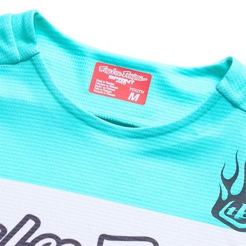 TROY LEE DESIGNS ( トロイリー デザインズ ) 長袖ジャージ YOUTH SPRINT PRO JERSEY ( ユース スプリントプロ ジャージ ) ヨー モト/カーボン YS