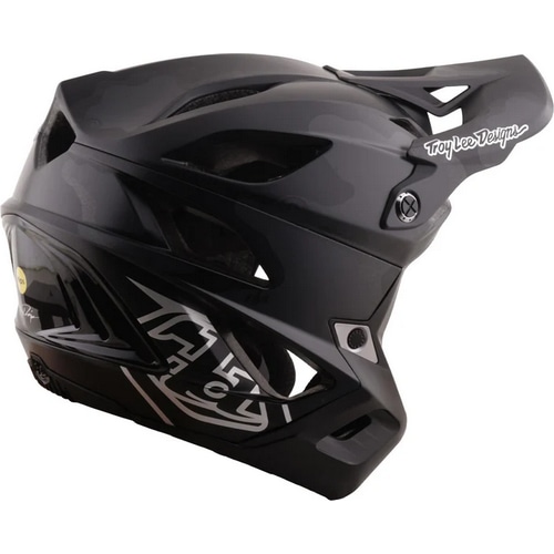 TROY LEE DESIGNS ( �g���C���[ �f�U�C���Y ) �t���t�F�C�X�w�����b�g STAGE STUNT HELMET ( �X�e�[�W �X�^���g �w�����b�g ) �X�v���b�g �u���b�N�J�� M/L