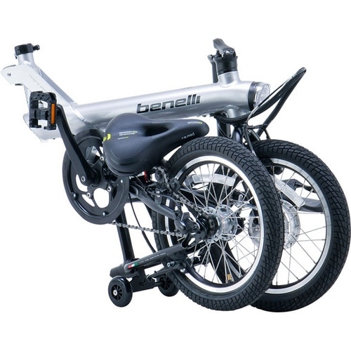 BENELLI ( ベネリ ) 電動アシスト自転車（e-bike） MINI FOLD 16 POPULAR+ EC ( ミニフォールド 16 ポピュラー プラス ) コズミックシルバーレッド ONESIZE (適正身長155-180cm前後)