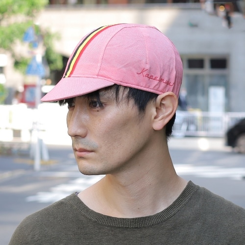 KAPELMUUR ( カペルミュール ) キャップ サイクルキャップ ベルギー鹿の子 アウトレット品 ピンク OS(52-58CM)