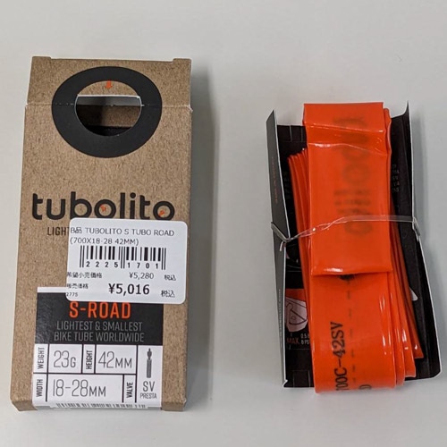 �y��A���i�z tubolito ( �`���[�{���[�g ) �`���[�u S TUBO ROAD ( S �`���[�{ ���[�h ) 700X18-28 (622 18/28 FV42mm) �f�B�X�N�z�C�[����p�i