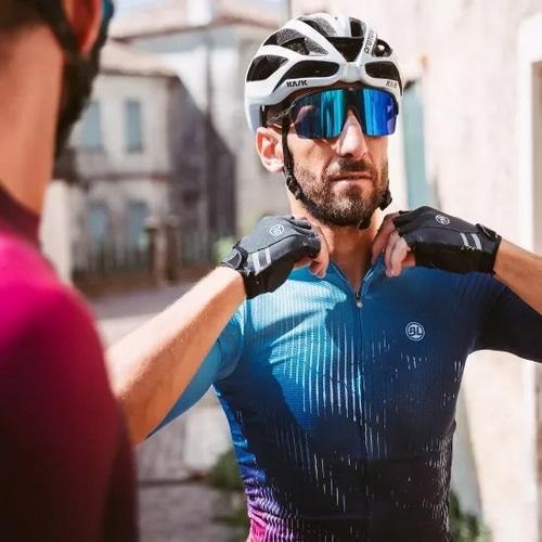 BICYCLELINE ( バイシクルライン ) 半袖ジャージ MEN'S S/S JERSEY NEVADA ( メンズ ショートスリーブ ジャージ ネバダ ) マルチブルー S ※オンライン数量限定特価