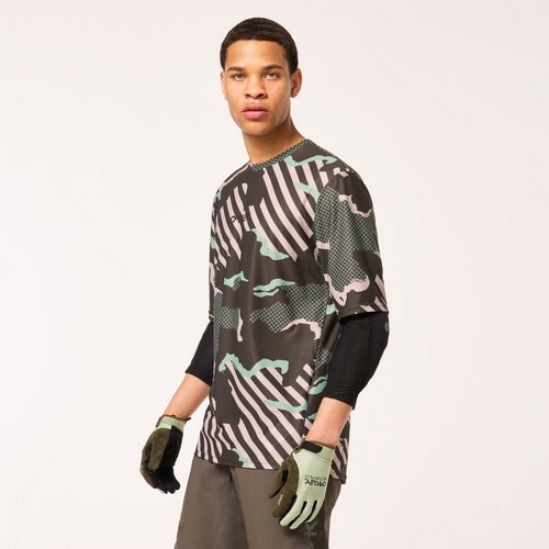 OAKLEY ( I[N[ ) W[W RIDE FREE SS JERSEY ( Ch t[ V[gX[u W[W ) O[ XgCv/Obv J M