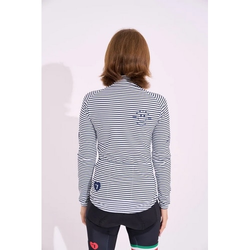 7-ITA ( ZuACeBG[ ) W[W POLKA STRIPE LADY LS JERSEY yAEgbgiz ( |JXgCv fB[X OX[uW[W ) zCg/lCr[ S fB[X