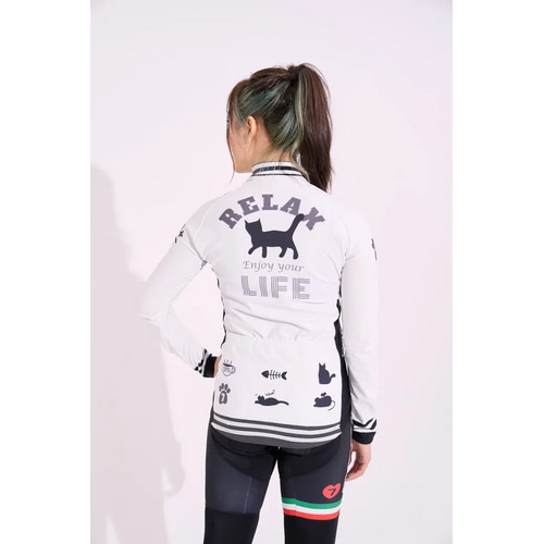 7-ITA ( ZuACeBG[ ) W[W RELAX CAT LADY LS JERSEY yAEgbgiz ( bNXLbg fB[X OX[uW[W ) zCg S fB[X