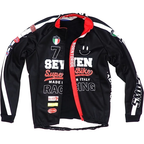 7-ITA ( ZuACeBG[ ) WPbg SUPER RACING SMILE JACKET yAEgbgiz ( X[p[[VOX}C WPbg ) ubN L