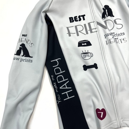 7-ITA ( セブンアイティエー ) 長袖ジャージ 【オンライン専売】 FRIENDS LADY LS JERSEY ( フレンズ レディース ロングスリーブジャージ ) グレー M レディース