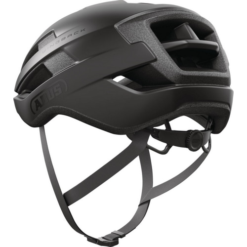 ABUS ( �A�u�X ) �X�|�[�c�w�����b�g WINGBACK �y�I�����C���ꔄ�z ( �E�B���O�o�b�N ) �x���x�b�g�u���b�N L ( 57-61cm )