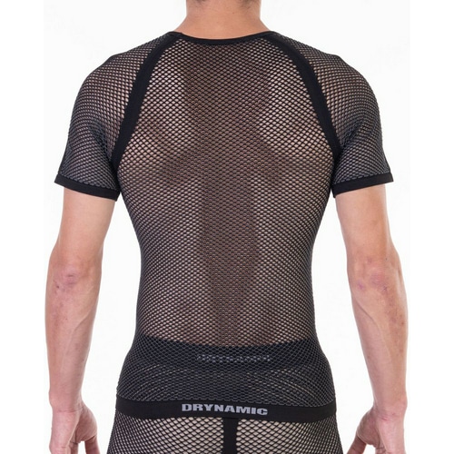 MILLET ( ミレー ) 半袖インナー DRYNAMIC MESH S/S ( ドライナミック メッシュ ショートスリーブ ) ライトグレー S/M