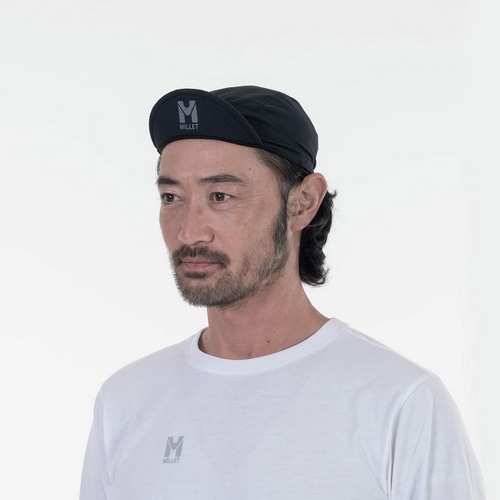 MILLET ( ミレー ) キャップ DRYNAMIC THROUGH CAP ( ドライナミック スルー キャップ ) ブラック M ( 57cm )