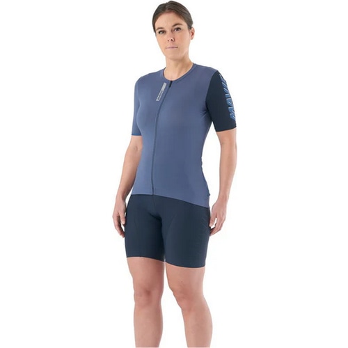 MAVIC ( マヴィック ) 半袖ジャージ ESSENTIAL JERSEY W ( エッセンシャル ジャージ ウィメンズ ) コースタルフィヨルド/ディープブルー S レディース