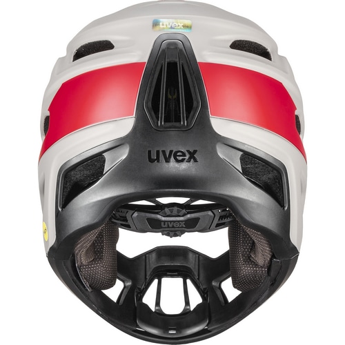 UVEX ( ウベックス ) フルフェイスヘルメット REVOLT MIPS ( レボルト ミップス ) オークブラウン/レッドマット 57-61cm