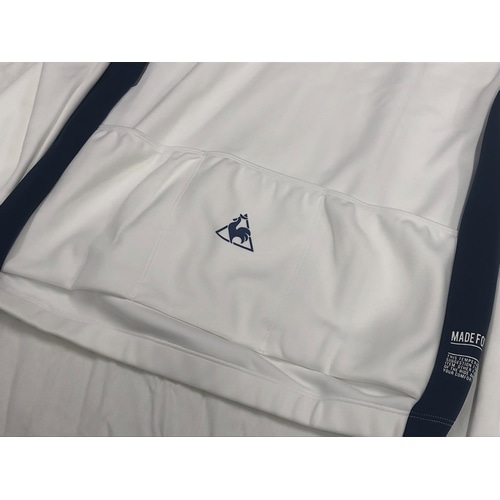 Le coq sportif ( ルコックスポルティフ ) 長袖ジャージ QCMQGC44 ENTRY BASIC JSY ( エントリー ベーシック ジャージ ) ホワイト L