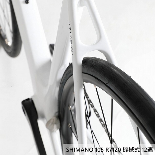 CORRATEC ( コラテック ) ロードバイク R.T.CARBON ( RT カーボン ) 105 Mech R7120 / WH-RS171 ホワイト/ネイビー 47 (身長目安155cm前後)