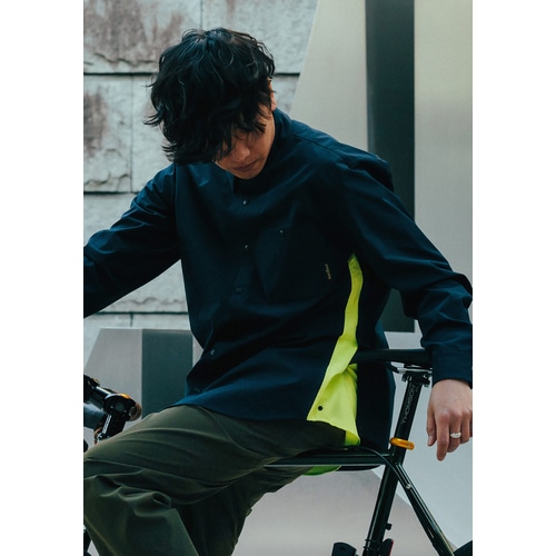 Nari-Furi ( ナリフリ ) Tシャツ・カジュアルウェア UPR ベンチレーションシャツ ネイビー M