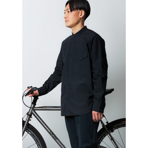 Nari-Furi ( ナリフリ ) Tシャツ・カジュアルウェア CORDURA ( コーデュラ ) タイプライターチェックベンチレーションシャツ ネイビー L