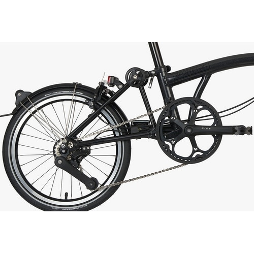 BROMPTON ( ブロンプトン ) 折りたたみ自転車 P Line Low ( P ライン ロー ) S4L Fizik Aliante (  フィジーク アリアンテ ) ミッドナイト ブラック メタリック 適正身長145-185cm前後