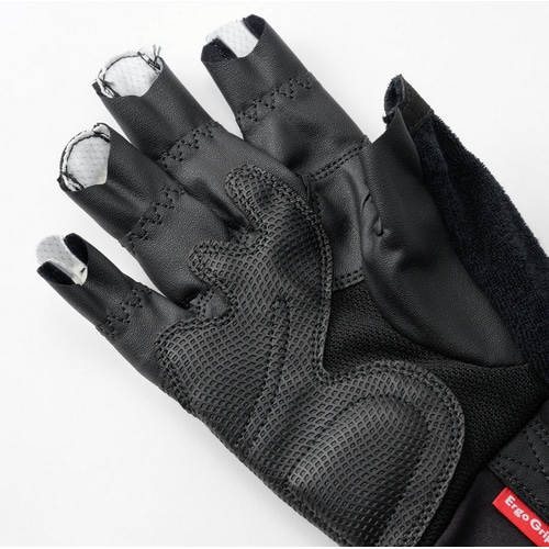 KAPELMUUR ( カペルミュール ) 指切りグローブ ErgoGrip×Kapelmuur 指先カットグローブ ホワイト M