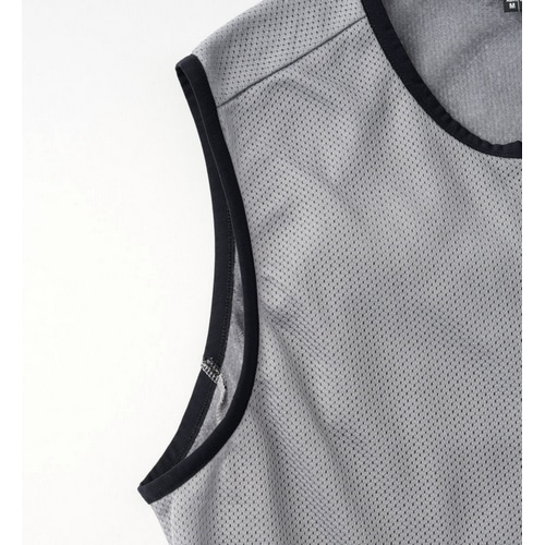 KAPELMUUR ( カペルミュール ) ベスト・ジレ Octa 裏起毛メッシュベスト グレー M