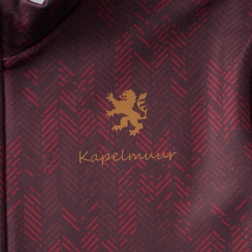 KAPELMUUR ( カペルミュール ) 長袖ジャージ ウォームジャージ フェードヘリンボーン レッド L