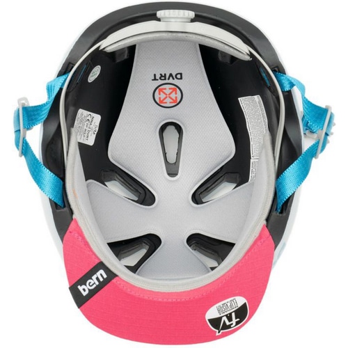 BERN ( バーン ) キッズ用ヘルメット NINA_2 DVRT ( ニーナ 2 ディバート ) マット グレーシャー レーシング ストライプ S/M (51.5-54.5cm) 2-6才 女の子向け