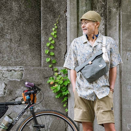 rin project ( リンプロジェクト ) メッセンジャーバッグ VELO BAG MESSENGER ( ヴェロ バッグ メッセンジャー ) アッシュグリーン
