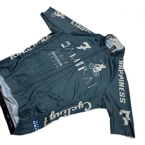 7-ITA ( セブンアイティエー ) 半袖ジャージ KANJI BIKE JERSEY ( カンジ バイク ジャージ ) ネイビー S
