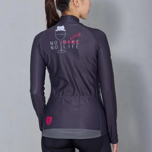 7-ITA ( ZuACeBG[ ) W[W No Wine No Life Lady LS Jersey ( m[C m[Ct fB OX[u W[W ) `R[ M fB[X