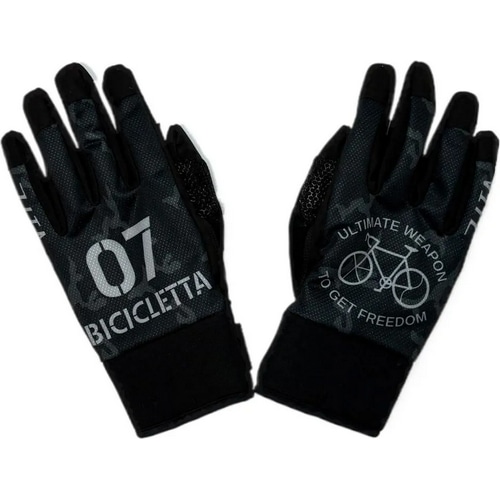 7-ITA ( ZuACeBG[ ) EB^[O[u BOMBER WINTER GLOVES ( {o[ EC^[O[u ) ubNJ M
