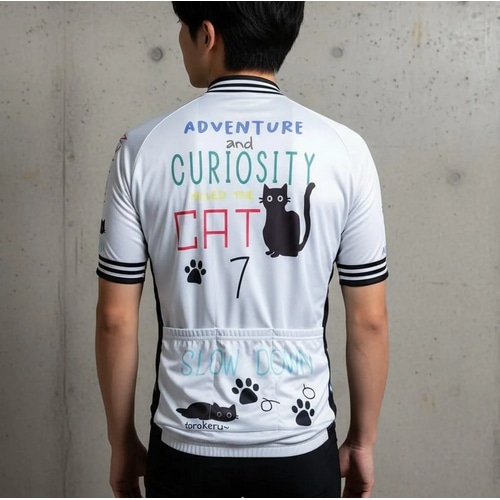 7-ITA ( �Z�u���A�C�e�B�G�[ ) �����W���[�W CURIOSITY CAT JERSEY ( �L�����I�V�e�B �L���b�g �W���[�W ) �I�t�z���C�g S