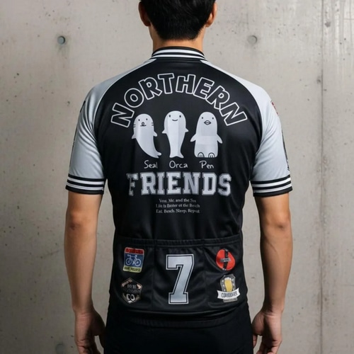 7-ITA ( �Z�u���A�C�e�B�G�[ ) �����W���[�W NORTHERN FRIENDS JERSEY ( �m�[�U�� �t�����Y �W���[�W ) �u���b�N/�O���[ L