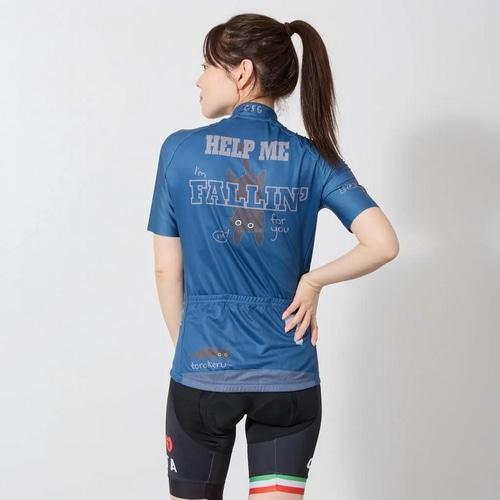 7-ITA ( �Z�u���A�C�e�B�G�[ ) �����W���[�W HILLCLIMB CAT LADY JERSEY ( �q���N���C�� �L���b�g ���f�B�[�X �W���[�W ) �l�C�r�[ M ���f�B�[�X