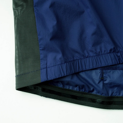 KAPELMUUR ( カペルミュール ) ベスト・ジレ ストレッチウインドベスト リップストップ バックポケット付き ネイビー S