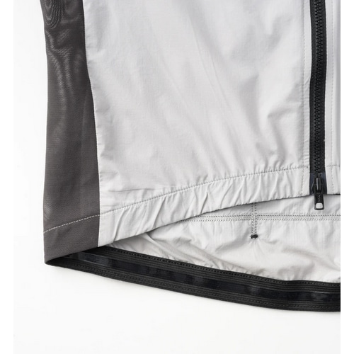 KAPELMUUR ( カペルミュール ) ベスト・ジレ ストレッチウインドベスト リップストップ バックポケット付き グレー M