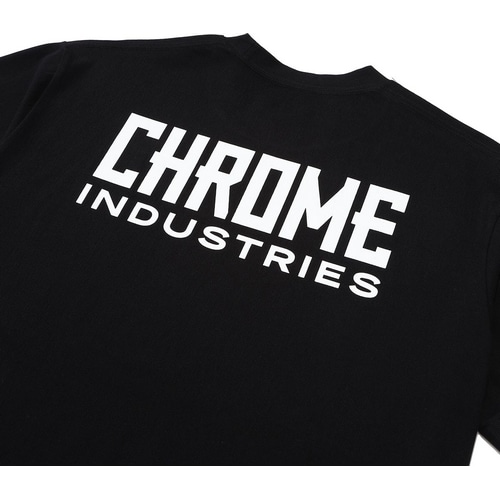 CHROME ( N[ ) sVcEJWAEFA LIMESTONE CAVE TEE STACKED LOGO ( CXg[ P[u eB[ X^bN S ) ubN M