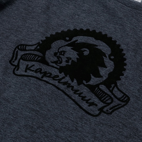 KAPELMUUR ( カペルミュール ) Tシャツ・カジュアルウェア 半袖ドライTシャツ Viva Velo! ダークグレー XS