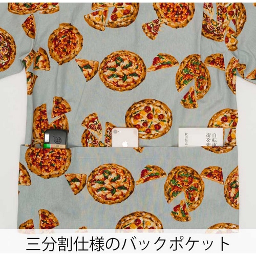 rin project ( リンプロジェクト ) Tシャツ・カジュアルウェア はらぺこアロハ ピザ(ブルー) M