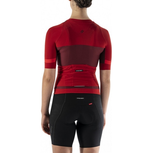 ETXE-ONDO ( エチェオンド ) 半袖ジャージ WOMEN MENDIA S/S JERSEY ( ウィメンズ メンディア ショートスリーブジャージ ) マルーン/レッド XXS レディース