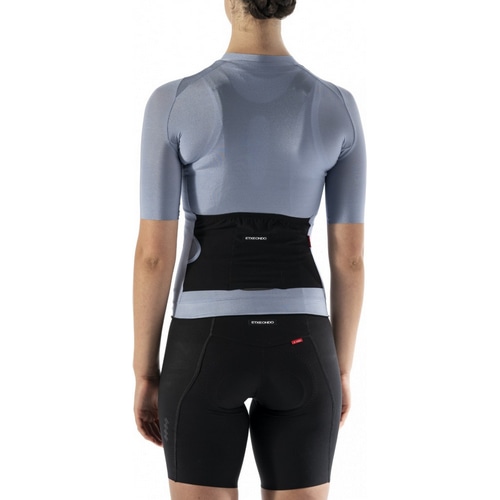 ETXE-ONDO ( エチェオンド ) 半袖ジャージ WOMEN ALDA METALIC S/S JERSEY ( ウィメンズ アルダ メタリック ショートスリーブジャージ ) パールグレー XXS レディース