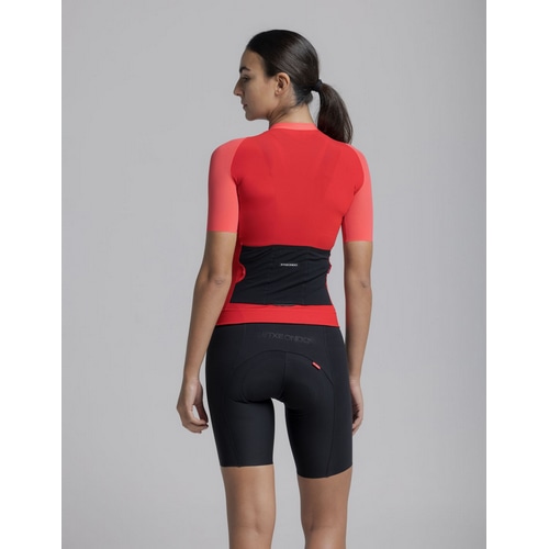 ETXE-ONDO ( エチェオンド ) 半袖ジャージ ALDA 110 COLOR EDITION W JERSEY ( アルダ 110 カラーエディション ウィメンズ ジャージ ) コーラル/レッド XS レディース